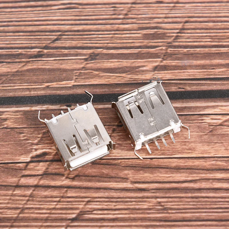 1 pc/5/10 шт Тип usb женский вертикальный разъем 13 мм щипцы изогнутые фиксированной 180 градусов 4 Pin Гнездовой разъем Jack инструменты для наращивания волос