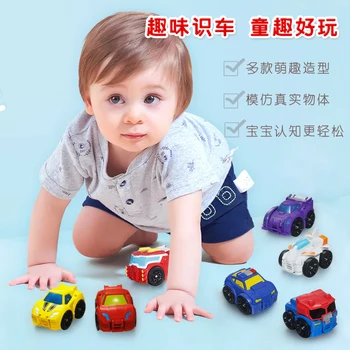 

6CM Rescue Bots Car Toys Transformation Robot Action mini version deformation King Kong Figures Toys For Kids Baby Gift