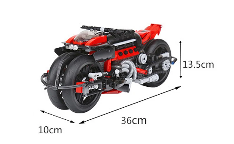 Строительные блоки совместимый бренд 680 шт. Technic серия Lazareth LM847 Сокол внедорожный мотоцикл кубики Moc игрушки для взрослых