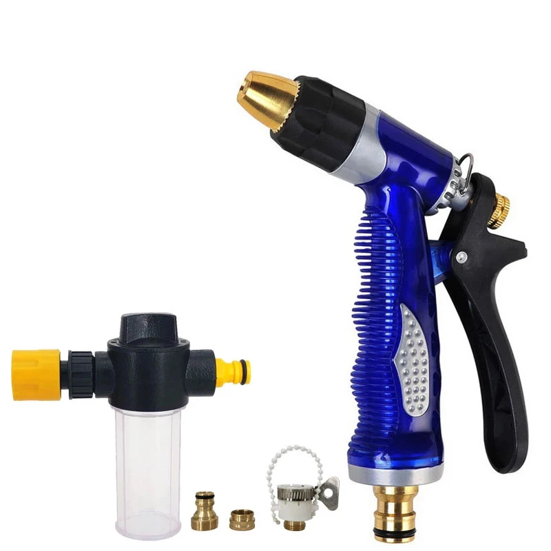 

Dropshipping Garden Water Gun High-Pressure Water Hose Nozzle Foam Car Wash Cleaning Tools Plantenspuit Watering Water Spray Gun