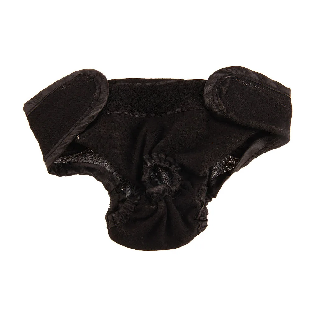 Удобные трусики для собаки, гигиеническое нижнее белье, подгузники, физиологические штаны, одежда TUE88 - Цвет: Черный
