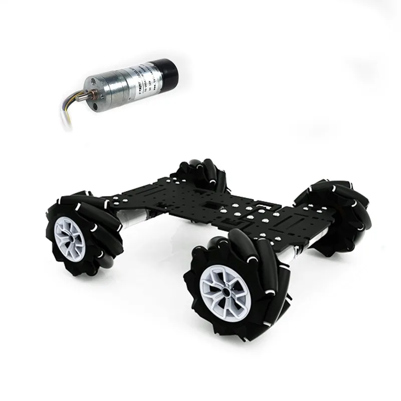 4WD 97mm Mecanum Wheel Robot Car Fiberglass Chassis f/Arduino Raspberry