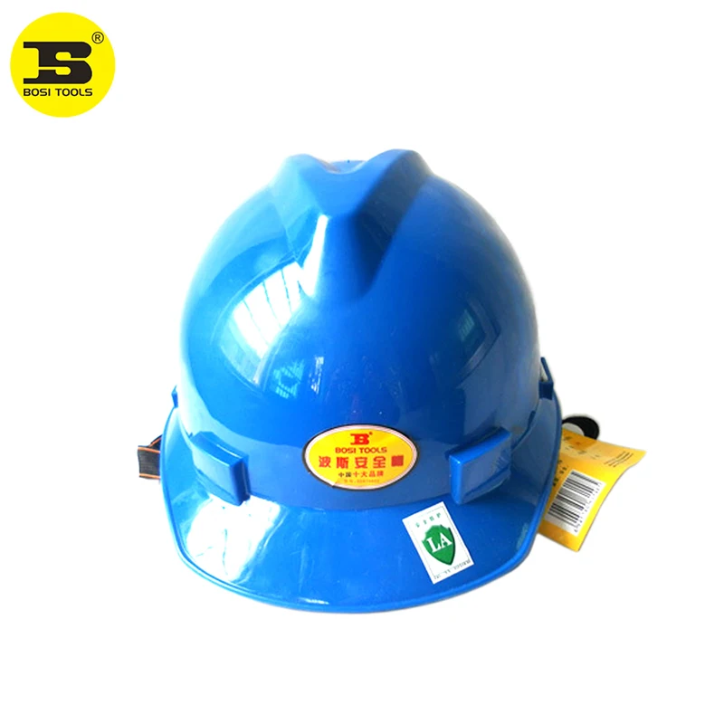 BOSI Construction Hard Hat Safety Helmet Blue