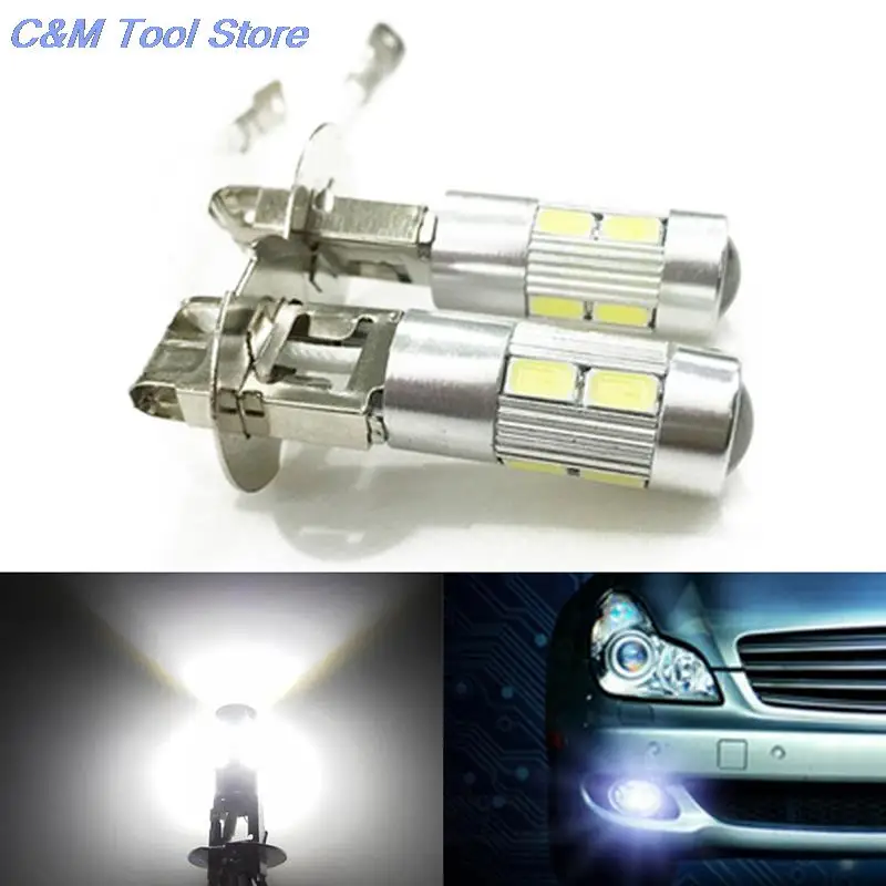 12V светодиодный лампы H3 10-SMD 5630 головной светильник комплекта дальнего света для