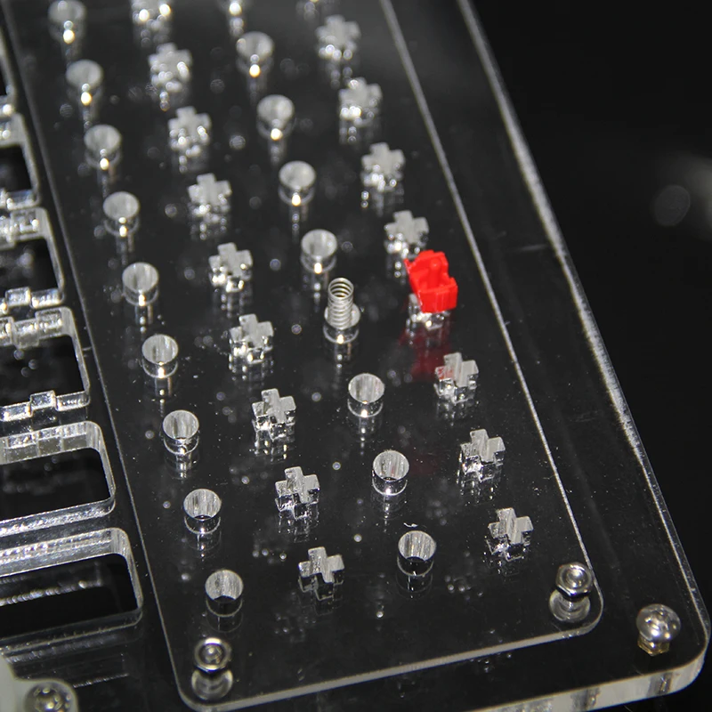 Acrylic Oiling Plate with Opener for Mechanical Keyboards - Switch Maintenance Kit for Cherry, Gateron, Kailh, and Box Switches Description Image.This Product Can Be Found With The Tag Names Computer cleaners, Computer Office, Oiling plate