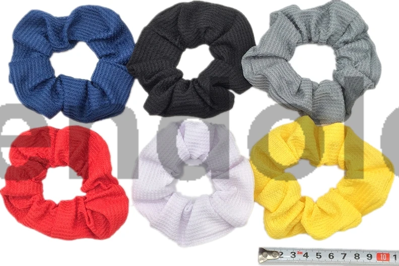 PJ017-B-6PCS 6 шт./партия, бархатные эластичные резинки для волос, резинки для волос для девочек, не складываются, леопардовые женские блестящие шифоновые Цветочные резинки - Цвет: PJ017-B-6PCS