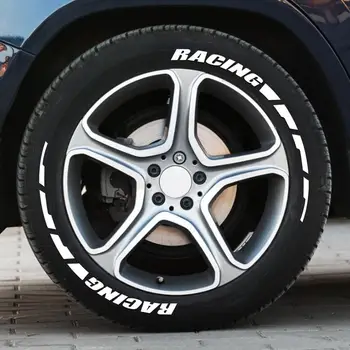 

2PCS 3D Car Wheel Stickers Universal Auto Motorcycle Tire Sticker Car Styling Wheel Label DIY Styling Car Accessories Sticker