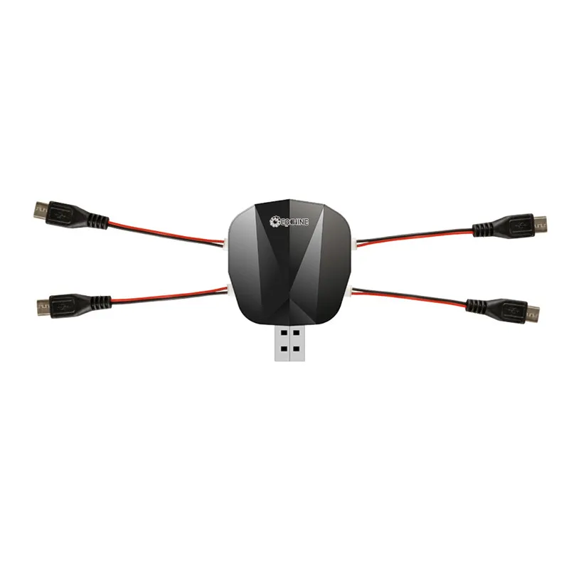 Goede Eachine E520 E520S RC Drone Quadcopter Onderdelen 4 IN 1 Usb oplader Opladen Doos met 7.4V 1200MAH 25C LiPo Batterij Combo Set