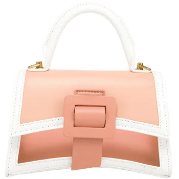 

Women's Bag 2020 New Transparent Jelly Bag Famous Designer High Quality Panelled Shoulder Messenger Bags Women Purse and Handbag