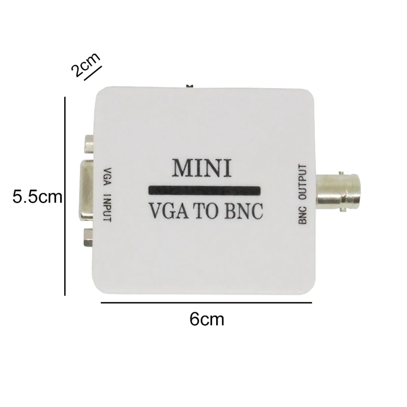 Мини HD VGA к BNC видео конвертер коробка композитный VGA к BNC адаптер разговорный цифровой коммутатор коробка для HDTV монитора
