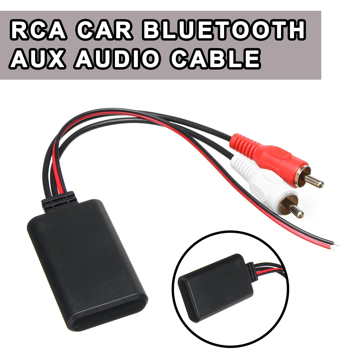 Универсальный автомобильный беспроводной кабель с bluetooth входом адаптер для