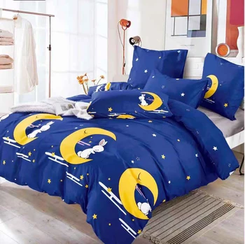 

Printed Solid bedding sets Home Bedding Set 4-7pcs High Quality Lovely Pattern with Star tree flower