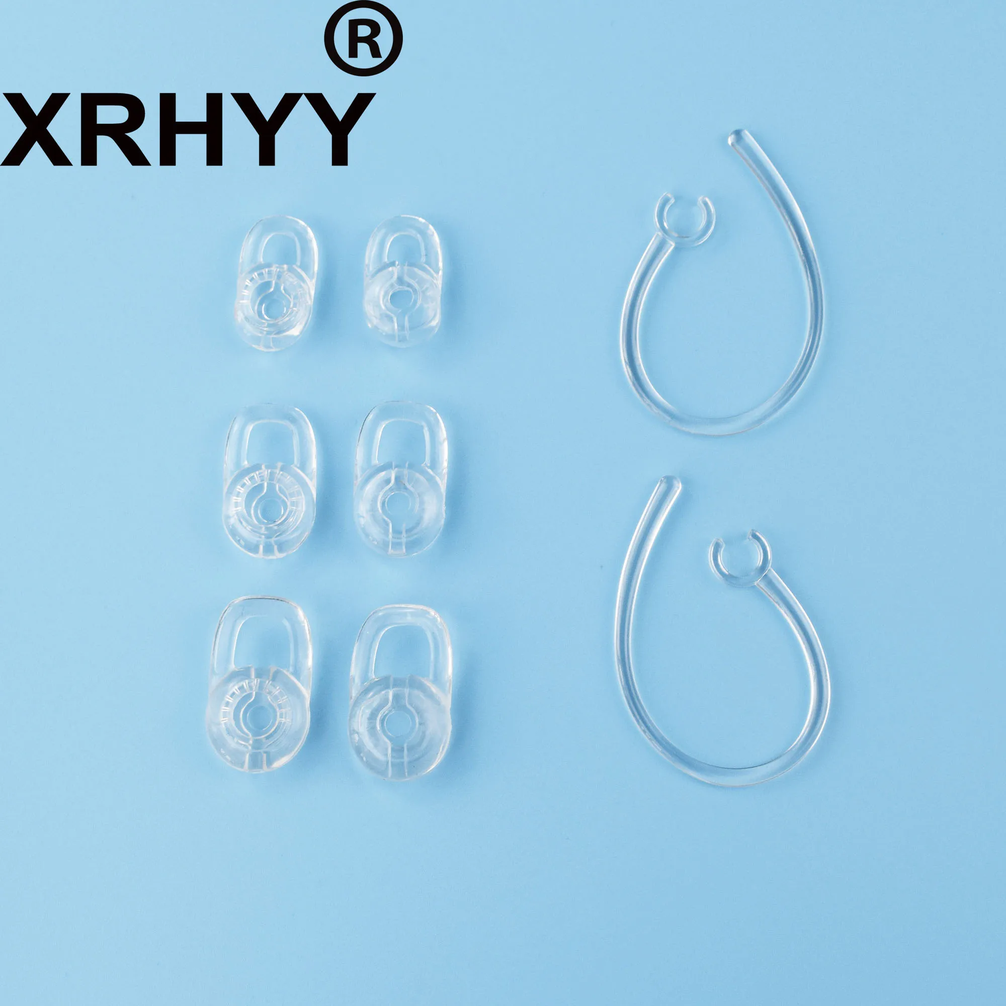 

SET 6pcs SML Earbuds 2pcs Good Earhooks for Plantronics Voyager Edge Mobile Bluetooth Wireless Headset Earloops Earclips