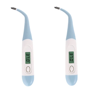 

Soft Head Digital Thermometer Electronic Thermometer Body Thermometer Waterproof Thermometer (2PCS)