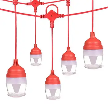 

AC 100-240V 12LED F-12 String Light Bulb Globe Backyard Patio Lights Decorative Outdoor Garland