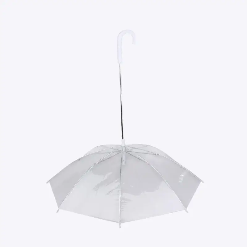 Plastics Dog Umbrella Raincoat for Dog Pet Umbrella Raincoats Gear with Dog Leads Keeps Pet Dry Comfortable in Rain Snowing