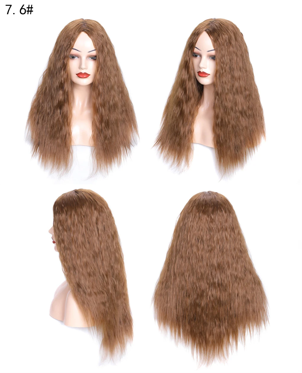color wigs silver gray synthetic wig siber female long curly wave hair wigs corn perm fluffy