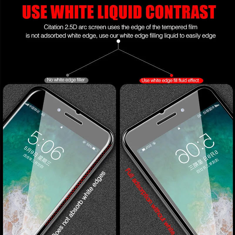 iPhone X / Xs / Xr / Xs Max screen protector «Large arc A10