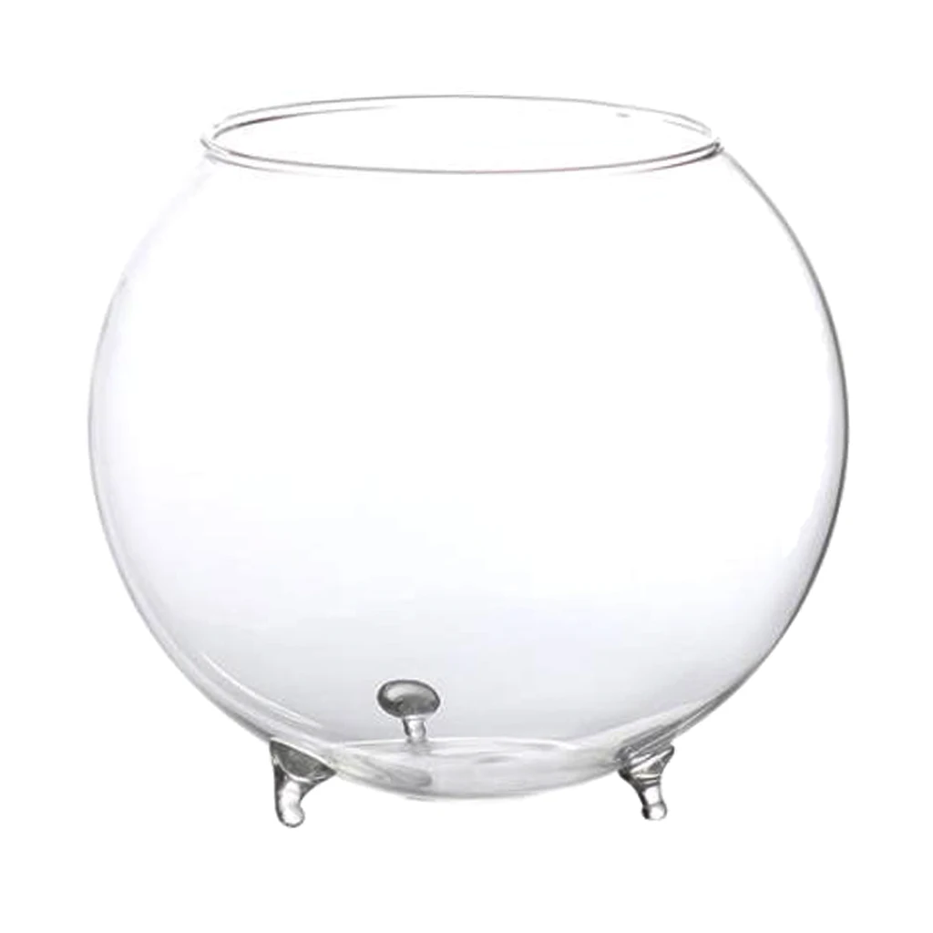 Glass Ball Vase Mini Aquarium Fish Tank Succulent Flower Pot Hydroponic Pot