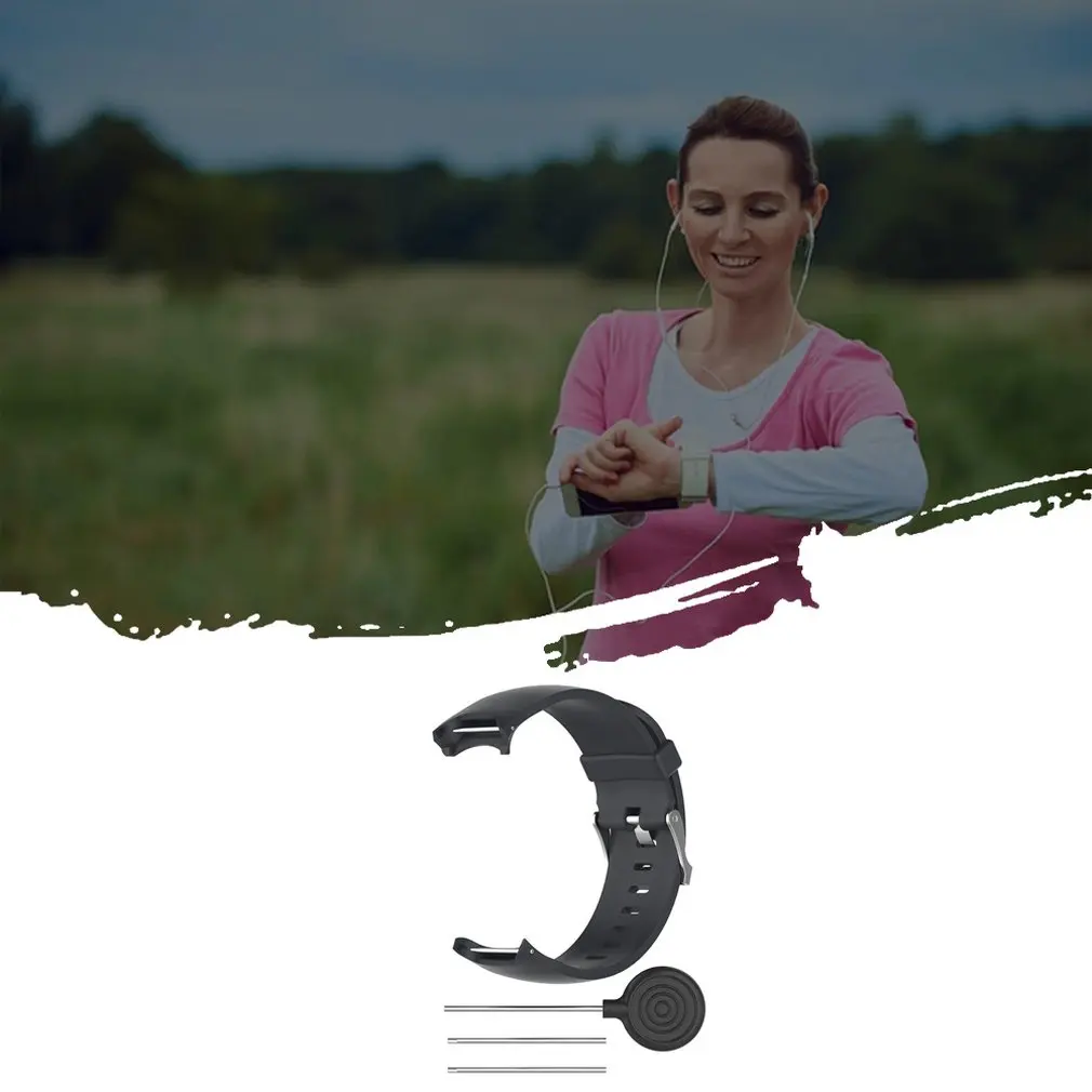 Наручный ремешок для Garmin Approach S3 gps ремешок для часов Силиконовый сменный ремешок для часов с инструментом монохромный ремешок