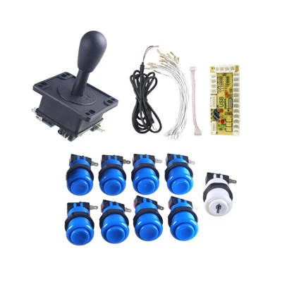 5 Аркадный джойстик DIY Kit Нулевая задержка аркадный DIY Kit USB энкодер для ПК аркадный испанский джойстик+ американские кнопки для аркадной игры Mame - Цвет: 5