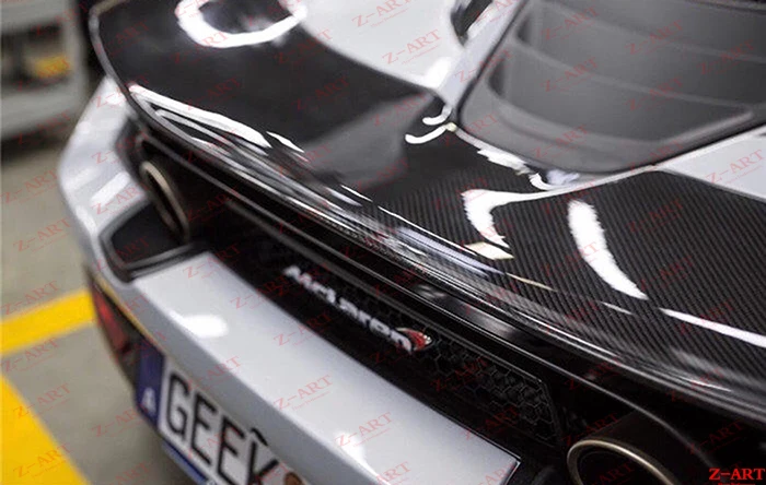 Z-ART для mlaren 720S OEM задний спойлер из углеродного волокна сухой задний спойлер из углеродного волокна для mlaren 720S заднее крыло из углеродного волокна