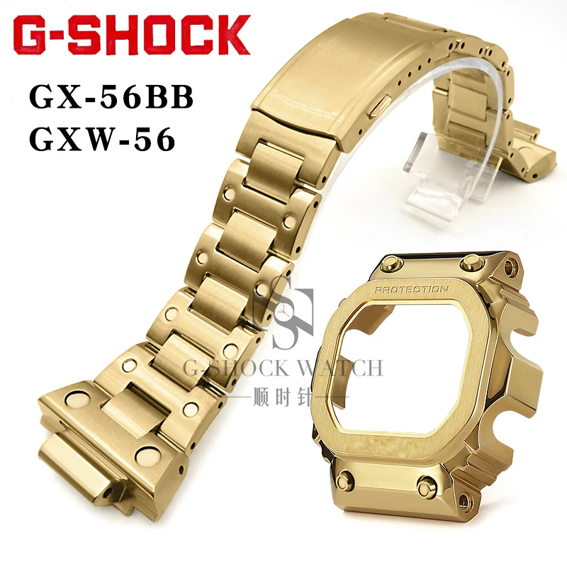 316L Нержавеющая сталь рамка для объектива с оптическими зумом Casio G SHOCK GX 56BB GXW 56