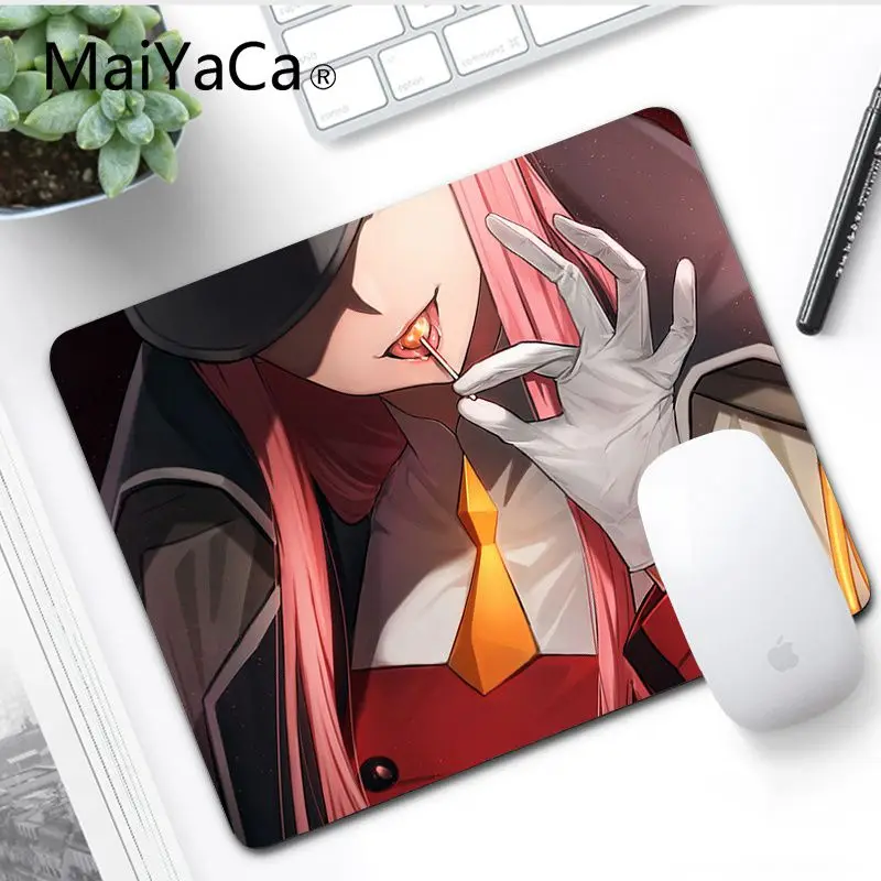 MaiYaCa дизайн Дарлинг в франкс Комфортный коврик для мыши игровой коврик для мыши большой коврик для мыши ПК компьютерный коврик - Цвет: No LockEdge 20x25cm