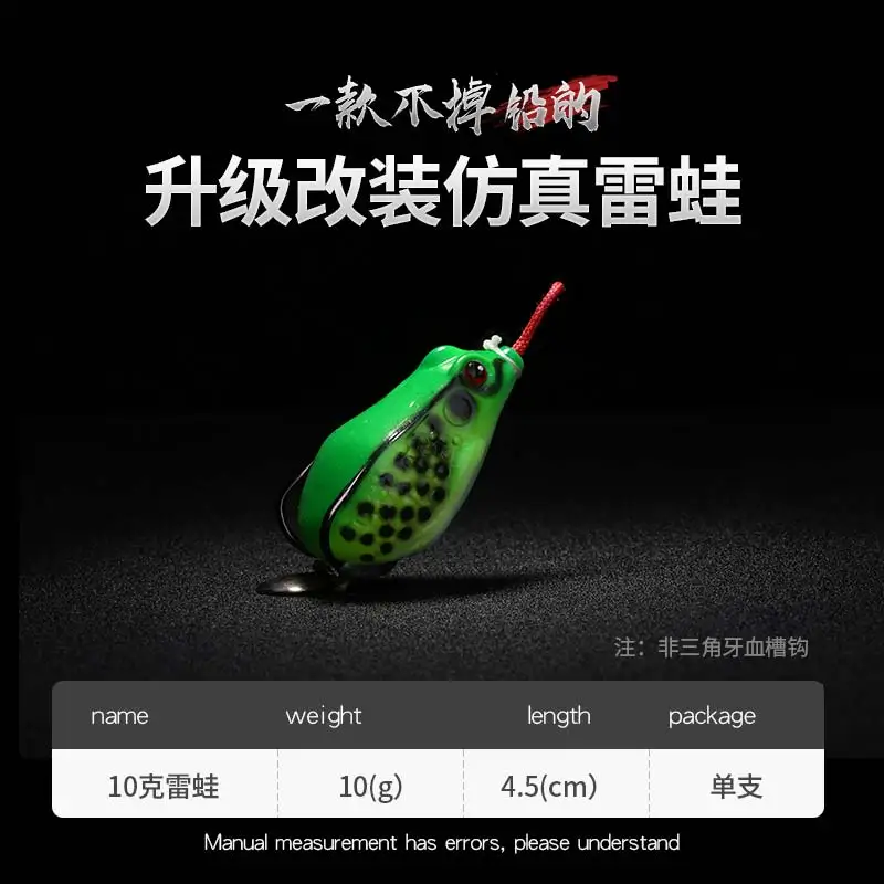 Han Ding Road Yabai Lei лягушка длинная съемка новая Модифицированная блестка маленькая Lei лягушка бионическая искусственная наживка - Цвет: Тёмно-синий