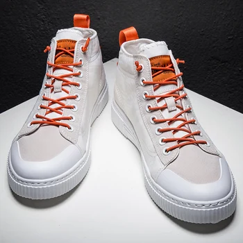 

New Arrival Popular Style Men Casual Shoes Lace Up Men Flats Microfiber Men Shoes Comfortable Light Soft Fast Free Shipping