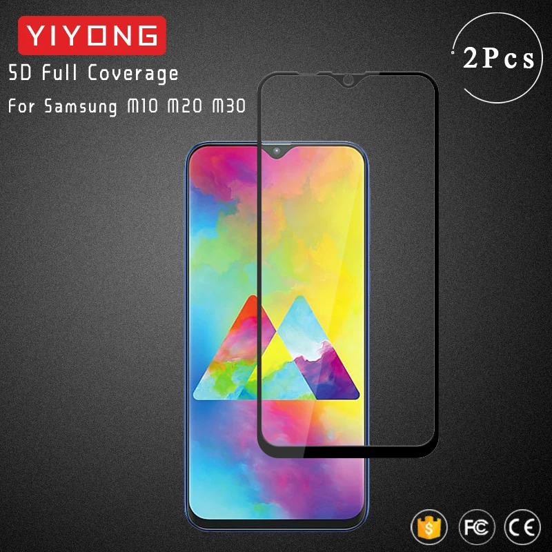 YIYONG 5D полное покрытие стекло для Samsung Galaxy M10 M20 M30 закаленное M 20 30 Защита экрана |