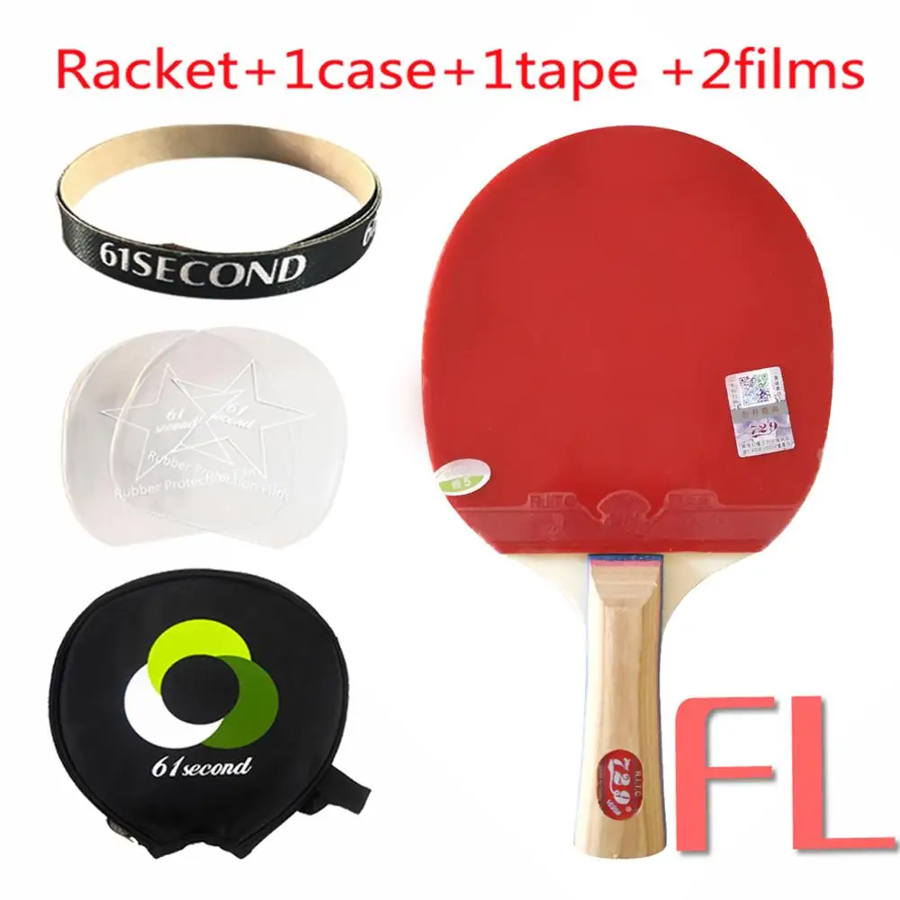 FL with Y 1case RITC 729 Дружба 1020# Pips-в настольный теннис ракетка для пинг-понга - Цвет: FL with Y 1case