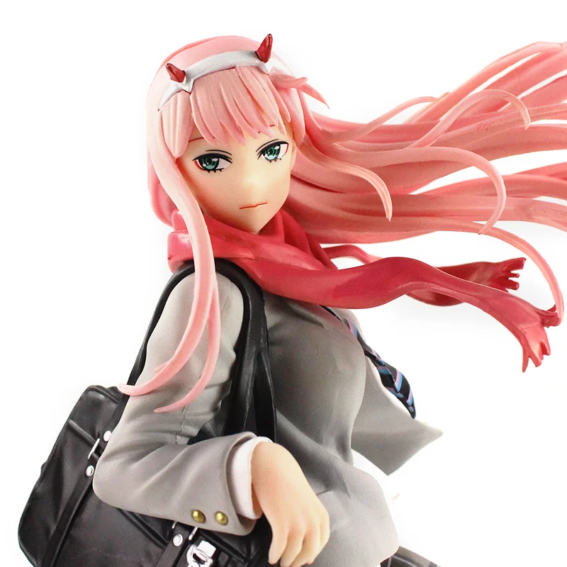28 см аниме фигурка Дарлинг в FRANXX Zero Two 02 униформа девушки Фигурки ПВХ