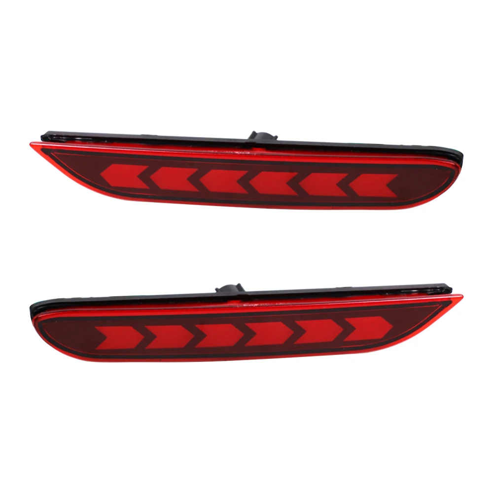 2 шт Автомобильный Светодиодный отражатель задний противотуманный фонарь бампер