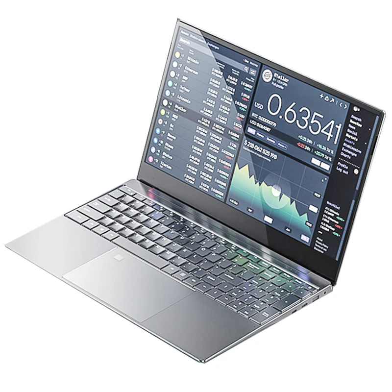 Portátil con i7 y teclado con retroiluminación, computadora con 8G/16G RAM y 1TB/128G/256G/512G SSD, pantalla de 15,6 pulgadas de 1920*1080 IPS