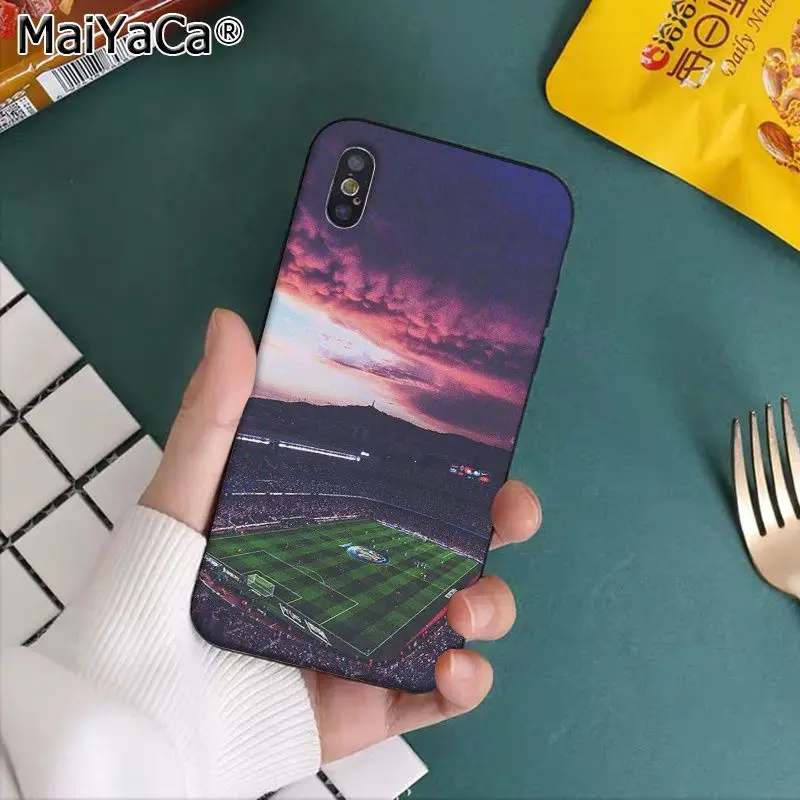 MaiYaCa Барселона Домашний футбольный стадион Новинка чехол для телефона Fundas чехол для Apple iPhone 8 7 6 6S Plus X XS MAX 5 5S SE XR чехлы - Цвет: A6