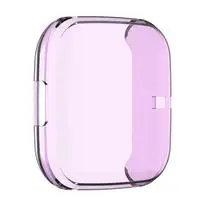 Purple 1 ТПУ защитный чехол для Fitbit Versa 2 защитный чехол умных часов Силиконовый чехол s Ультратонкий Мягкий Чехол для Fitbit Versa 2 Оболочка - Цвет: Purple 1