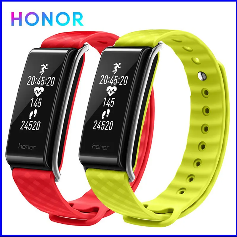 HONOR Band A2, умный Браслет, фитнес-браслет, OLED, сообщение, трекер сердечного ритма, водонепроницаемый, в реальном времени, трекер активности