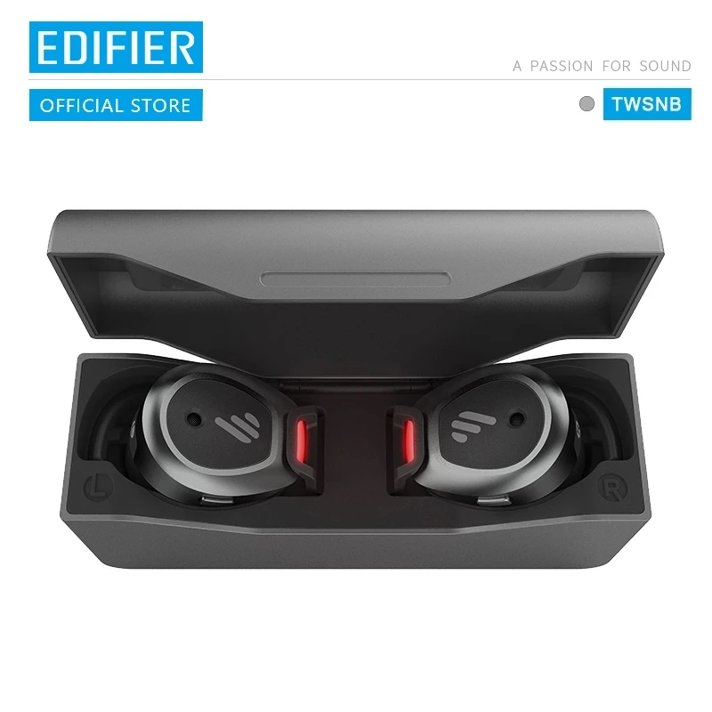 EDIFIER TWSNB наушники вкладыши tws с aptx беспроводной активного шумоподавления