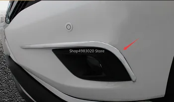

Accessories For Nissan Murano 2015 2016 2017 2018 ABS Chrome Front Bumper Fog Light Lamp Eyelid Cover Trim accessories 2pcs