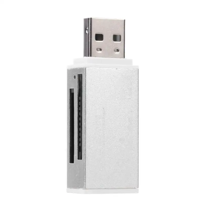 480Mbps высокое Скорость USB2.0 4-в-1 компактный флэш-накопитель карта памяти для устройства чтения sd-карт имеет Функция автоматического обнаружения