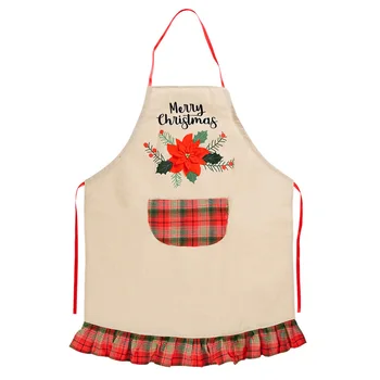 

1Pc Practical Oil-Proof Apron Apron Kitchen Apron for Christmas Kitchen
