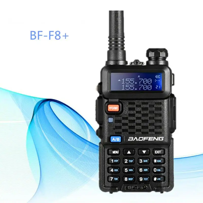 

2 PCS Baofeng BF-F8+ Walkie Talkie Dual Double Band Two Way Ham CB VHF UHF Radio Station Transceiver Boafeng Scanner PTT Handy