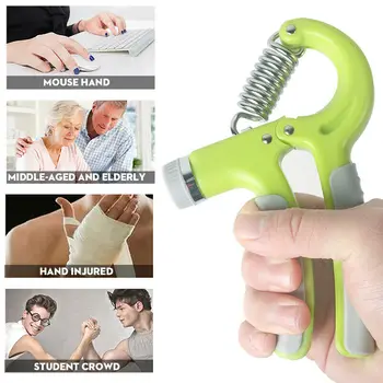 

5-60kg Gym Fitness Hand Grip Strengthener Men Adjustable Heavy Exerciser Muscle Recovery Rehabilitation Finger Gripper Trainer