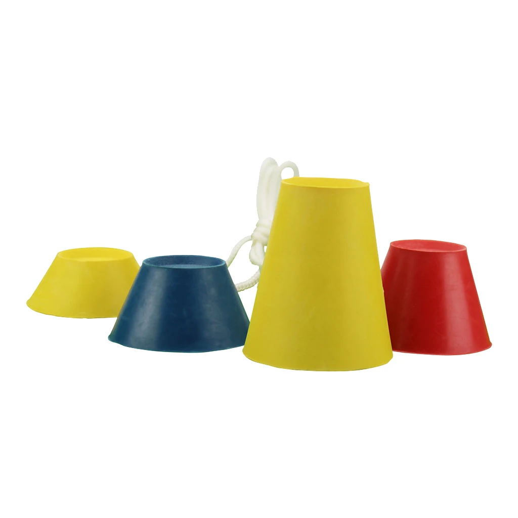 MagiDeal 4 In 1 Different Heights Golf Tees Golf Winter Rubber Tee with Rope Golf Ball Holder Golf Accessories Training Practice