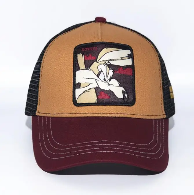 Бренд аниме Микки, Дональд Дак Койот Snapback кепка хлопок бейсбольная кепка для мужчин и женщин хип-хоп папа сетка шляпа водителя грузовика кепки гонки H - Цвет: 19