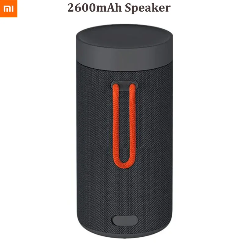 black Xiaomi портативный динамик Bluetooth Колонка Беспроводная коробка открытый бас Bluetooth 5,0 водонепроницаемый радио динамик для Xiaomi - Цвет: black