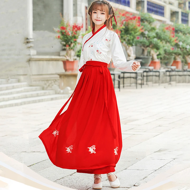 Hanfu 8 видов стилей, традиционная китайская одежда для женщин и мужчин, костюм династии Тан, нарядное платье для косплея, праздничная одежда, танцевальный костюм - Цвет: Color 4 Suit