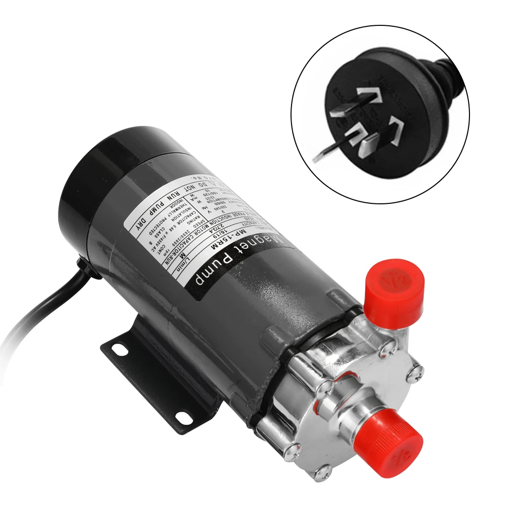 

New stainless head Magnetic Pump 15R , Homebrew,Food Grade High Temperature Resisting 140C beer Magnetic Drive Pump Home Brew