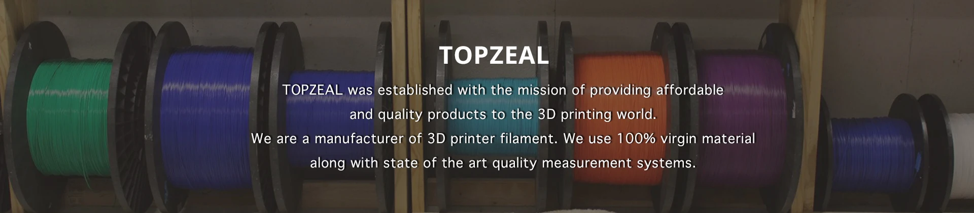 TOPZEAL 3D Printer ABS Filament 1KG/2.2LBS 1.75mm Dimensional Accuracy +/-0.02mm 343M 3D Printing Material Plastic for RepRap